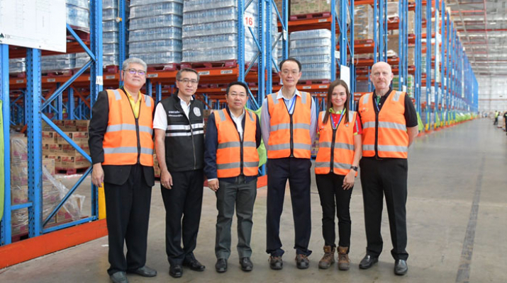 BJC Big C group welcomed Executives from the Ministry of Commerce And journalists visiting Big C distribution center, Thanyaburi, Khlong 6