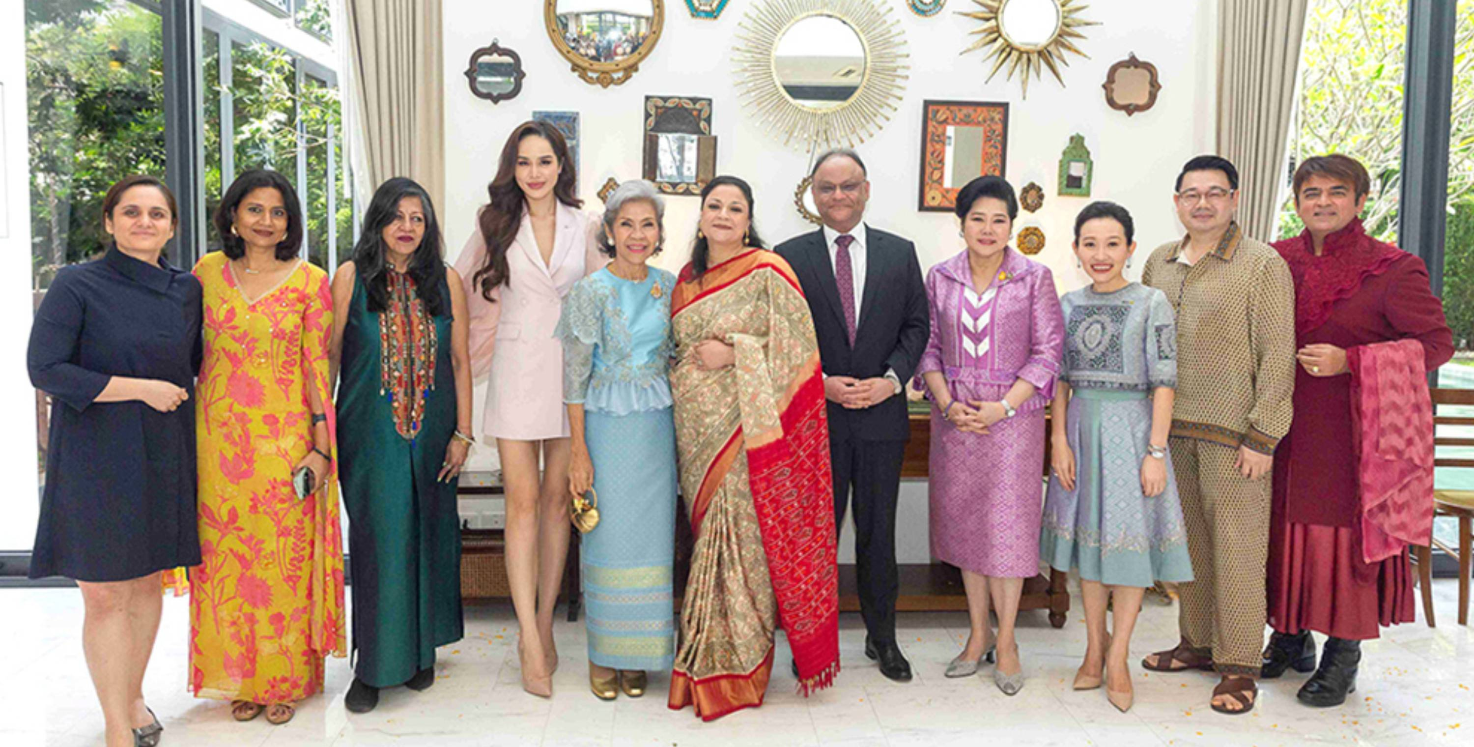 คุณฐาปณี เตชะเจริญวิกุล ร่วมฉลองวันสตรีสากล ณ สถานทูตอินเดียในประเทศไทย