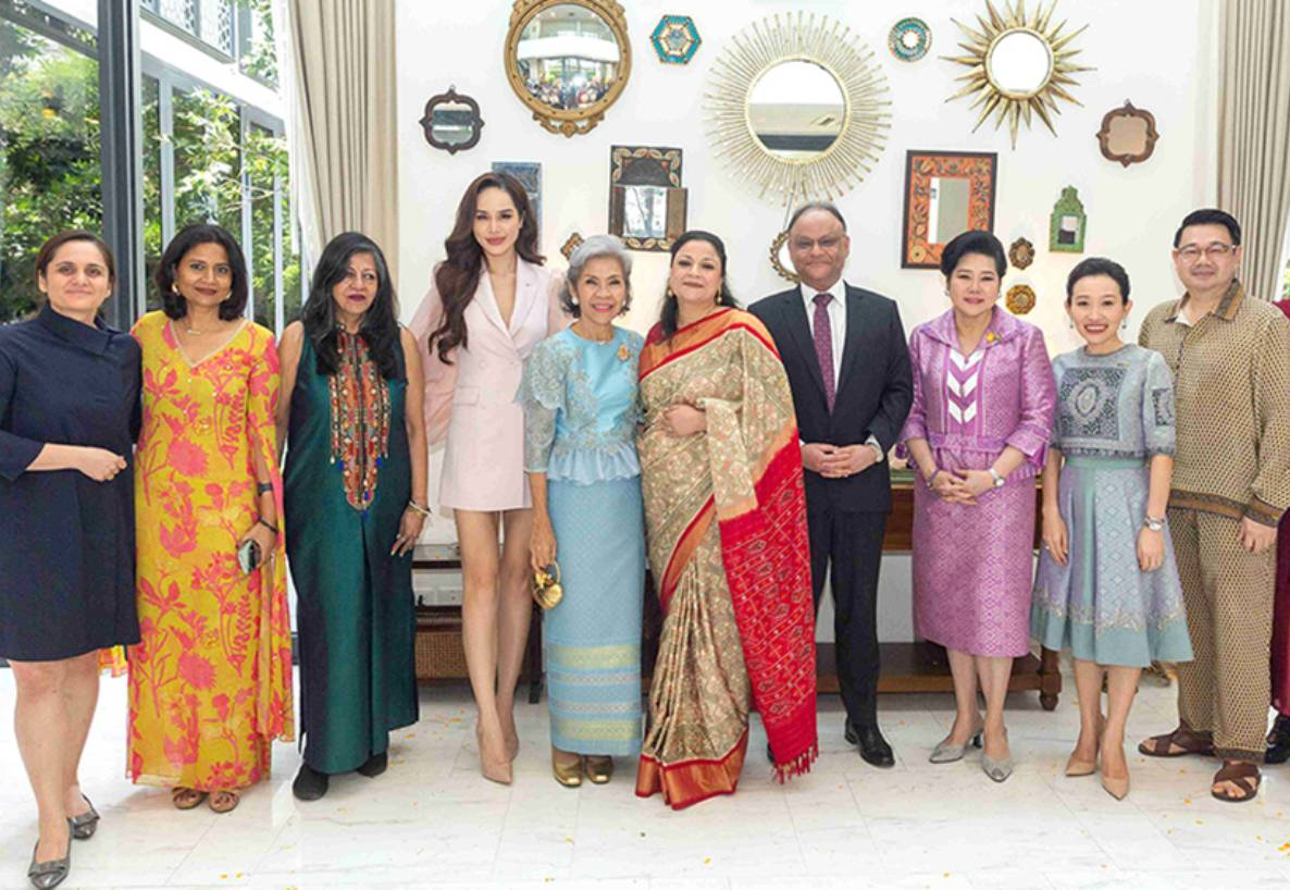 คุณฐาปณี เตชะเจริญวิกุล ร่วมฉลองวันสตรีสากล ณ สถานทูตอินเดียในประเทศไทย