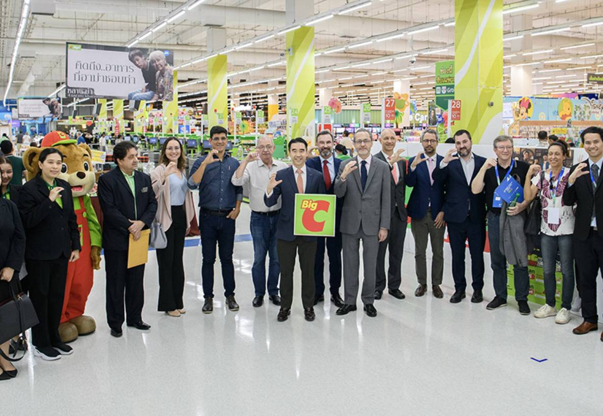 คณะนักธุรกิจจากประเทศบราซิล เยี่ยมชมบิ๊กซี ซูเปอร์เซ็นเตอร์ สาขาพระราม 4